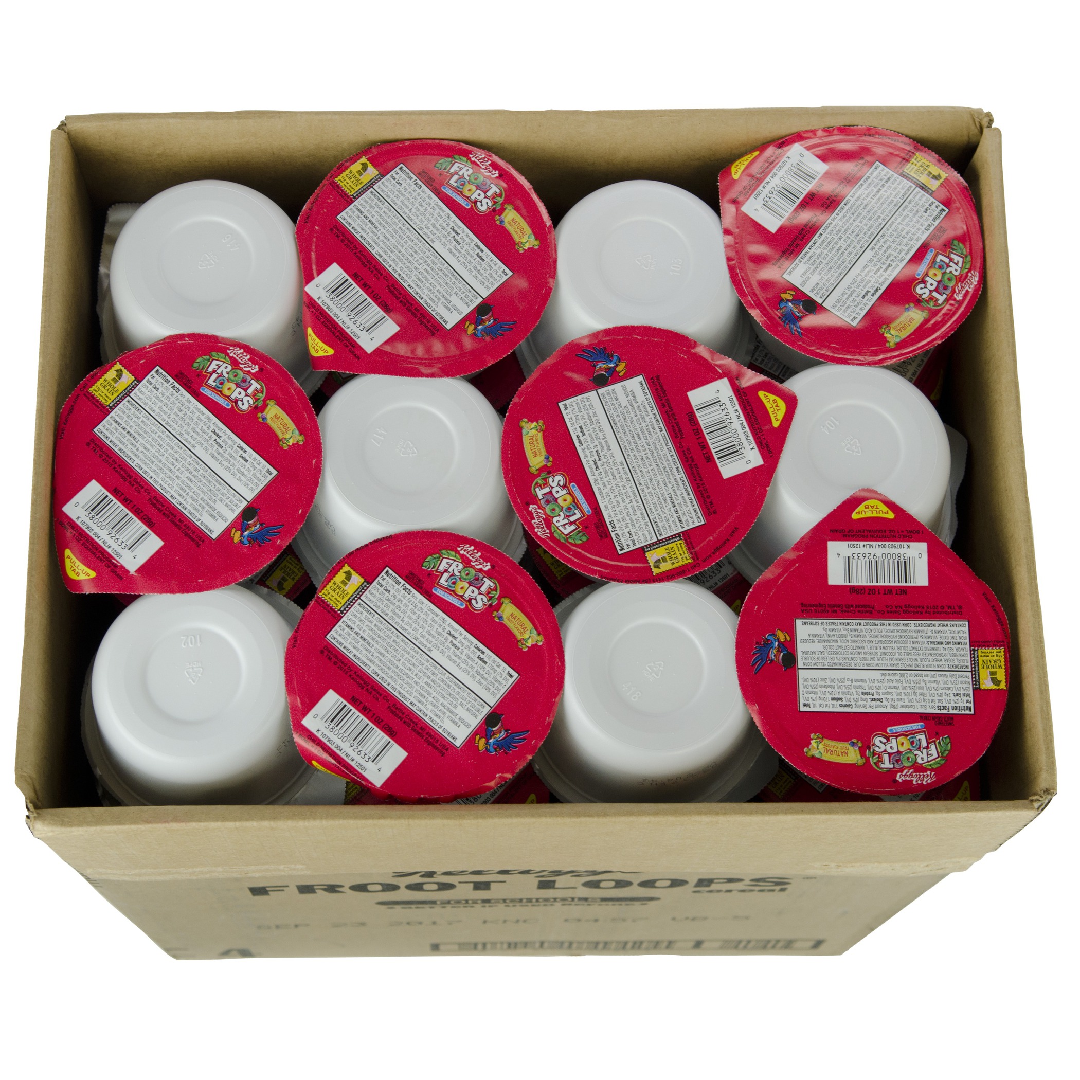 Kellogg's froot loops cereal reduced sugar 1oz #2 (038000926334)